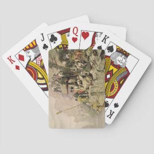 Jeu De Cartes Une carrière de pierre, 1833 (litho couleur)