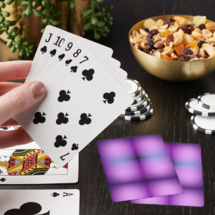 Jeu De Cartes Une carte à jouer violette vibrante avec un flou
