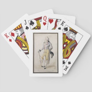 Jeu De Cartes Une élégante figure masculine, 1793 (crayon et w/c