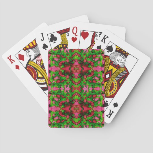 Jeu De Cartes Une étude en rose et vert (dos)