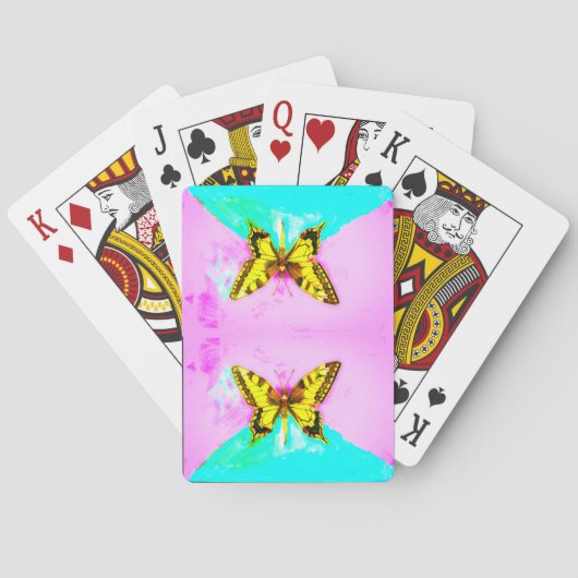 Jeu De Cartes Une fille papillon (dos)