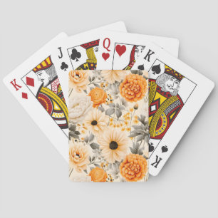 Jeu De Cartes Une série florale d'automne 1