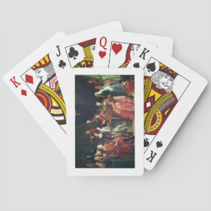 Jeu De Cartes Une soirée musicale (huile sur toile)