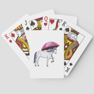 Jeu De Cartes Unicorn avec Umbrella