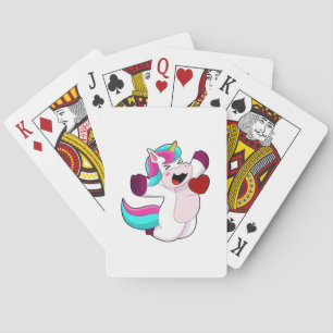 Jeu De Cartes Unicorne avec coeur