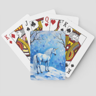 Jeu De Cartes Unicorne d'hiver