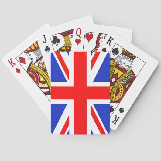 JEU DE CARTES "UNION JACK" (dos)
