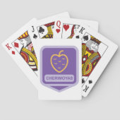 Jeu De Cartes Unique Cherimoya Fruit Graphique Personnalisable (dos)