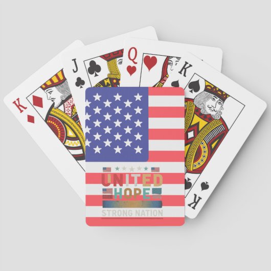 Jeu De Cartes "United Hope Strong Nation." (dos)