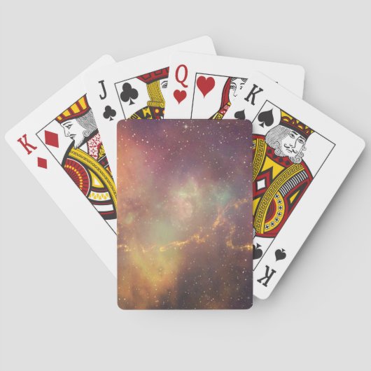 Jeu De Cartes Univers de cosmos de manière laiteuse de galaxie (dos)