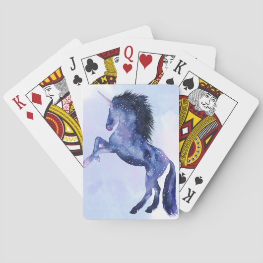 Jeu De Cartes Univers Unicorne - Cosmique (dos)