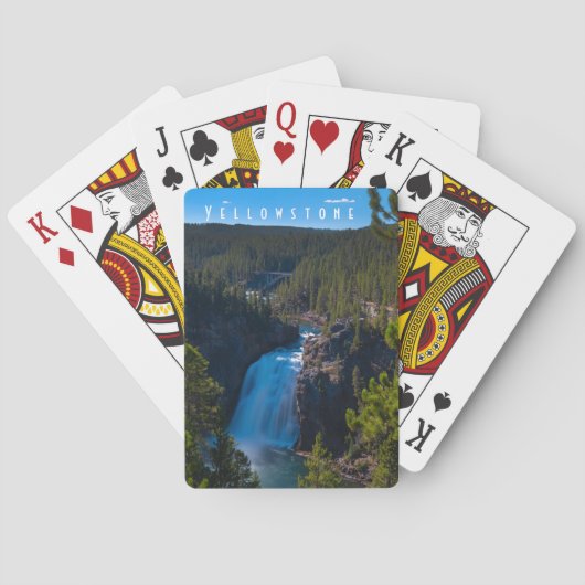 Jeu De Cartes Upper Falls Grand Canyon du Yellowstone (dos)
