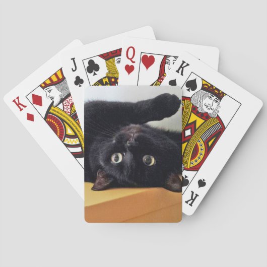 Jeu De Cartes Upside Down Black Cat Classic Playing Cards (dos)