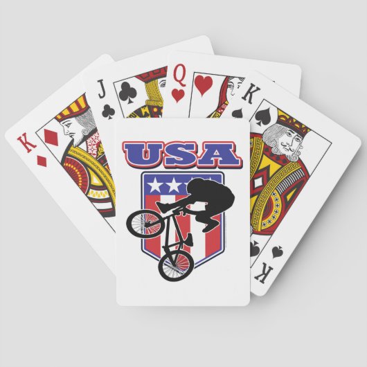 Jeu De Cartes USA BMX Biker (dos)