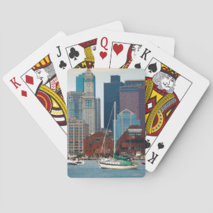 Jeu De Cartes USA, Massachusetts. Skyline Waterfront de Boston