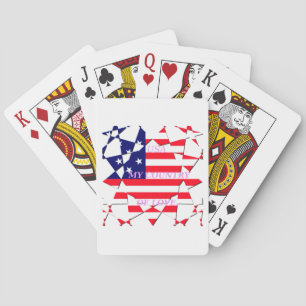 Jeu De Cartes USA Star Spangled Love My Country of Love