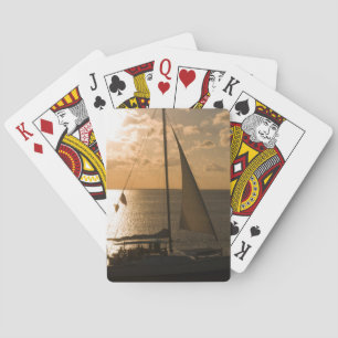 Jeu De Cartes USA, Texas, South Padre Island. Voilier