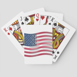 Jeu De Cartes USA Unites : Stripes & Stars en Gras Design