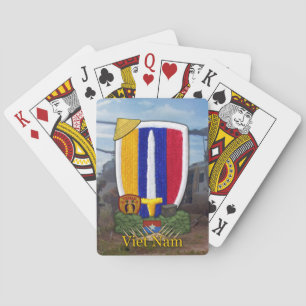 Jeu De Cartes usarv vietnam anciens combattants patch poker cart