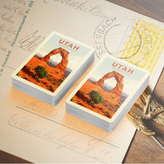 Jeu De Cartes Utah vintage