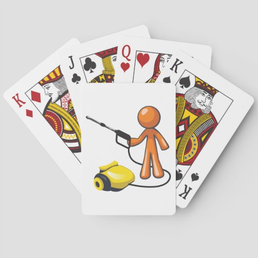 Jeu De Cartes Utilisation D'Une Lave-Pression (dos)