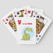 Jeu De Cartes V est pour les cartes de jeu Viper (dos)