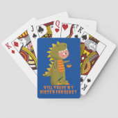 Jeu De Cartes VA COMMERCIALISER MA SOEUR POUR UN HALLOween drôle (dos)