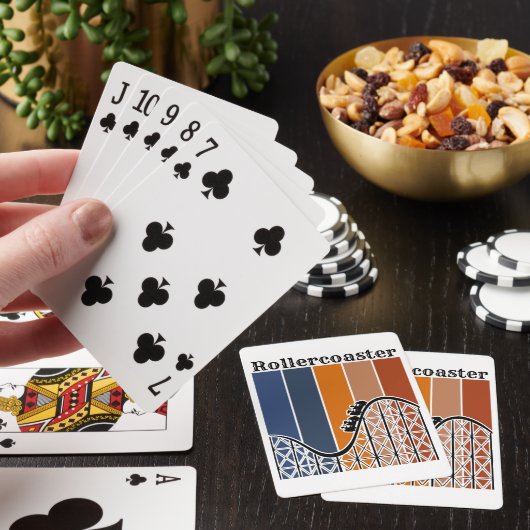 Jeu De Cartes Vacances d'été à cheval Rollercoaster Retro (In Situ)
