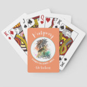 Jeu De Cartes Vacances d'été en famille Orange (dos)