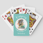 Jeu De Cartes Vacances d'été en famille Turquoise (dos)