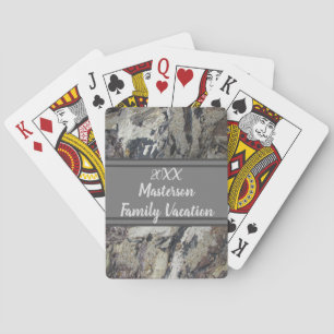 Jeu De Cartes Vacances en famille Plage Motif Abstrait Conduit