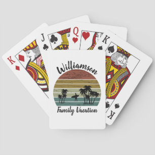 Jeu De Cartes Vacances familiales personnalisées