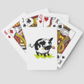 Jeu De Cartes Vache avec une fleur (dos)