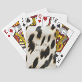 Jeu De Cartes Vache blanche noire (dos)