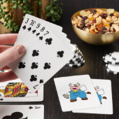 Jeu De Cartes Vache comme artisan avec marteau (In Situ)