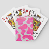 Jeu De Cartes Vache rose et blanc chaud (dos)