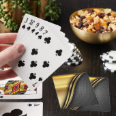 Jeu De Cartes Vague dorée métallique foncée (In Situ)