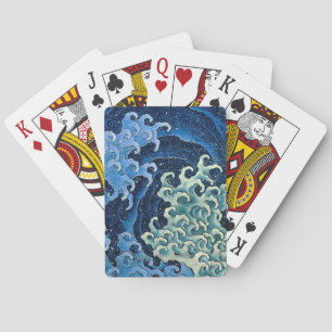 Jeu De Cartes Vague féminine de Hokusai Océan Vintage