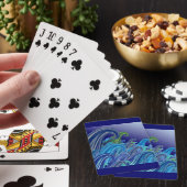 Jeu De Cartes Vagues Bleues (In Situ)