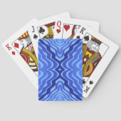 Jeu De Cartes Vagues bleues réfléchissantes Moderne Design abstr (dos)