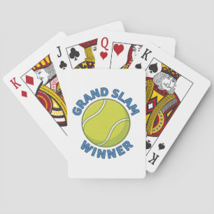 Jeu De Cartes Vainqueur du Grand Chelem Balle de Tennis Champion