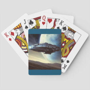 Jeu De Cartes Vaisseau orbitant SF (2)