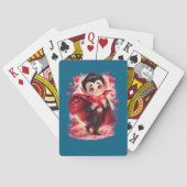 Jeu De Cartes Valentin Dracula drôle  (dos)