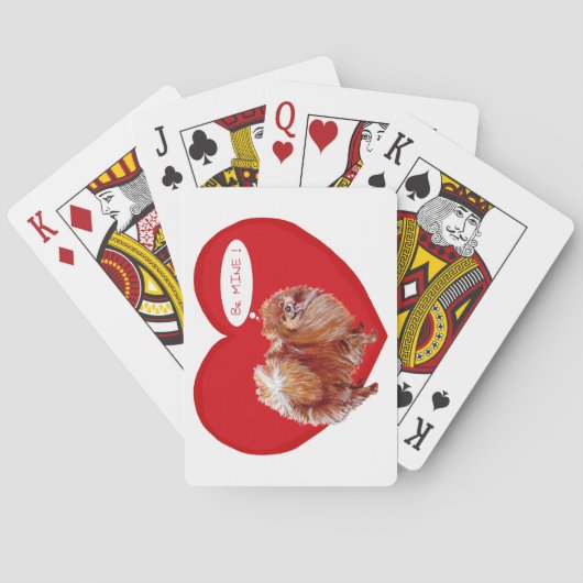 Jeu De Cartes Valentin Poméranie (dos)