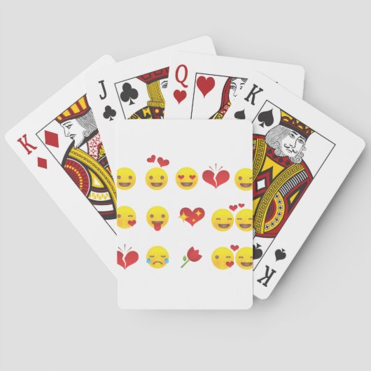 Jeu De Cartes Valentine Emojis (dos)
