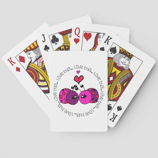 Jeu De Cartes Valentine Love Bug (dos)