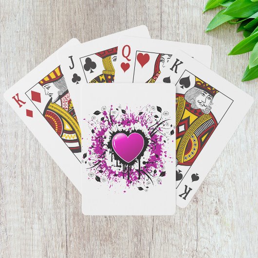 Jeu De Cartes Valentine Purple Heart