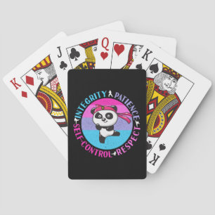 Jeu De Cartes Valeurs des arts martiaux - Karate Girly Mindset