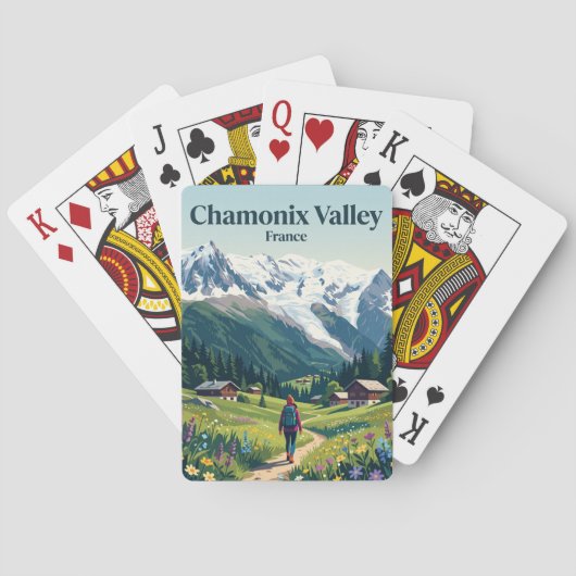 Jeu De Cartes Vallée de Chamonix France (dos)