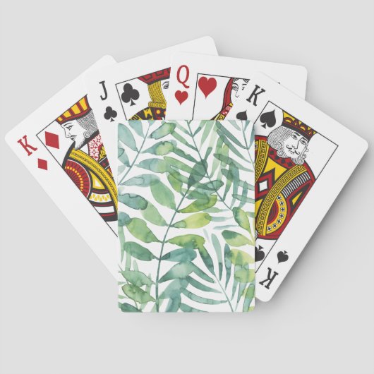 Jeu De Cartes Valse Frond - Feuilles Frond Palm (dos)